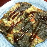モロヘイヤ入り☆豆腐のお好み焼き【ヘルシーレシピ】